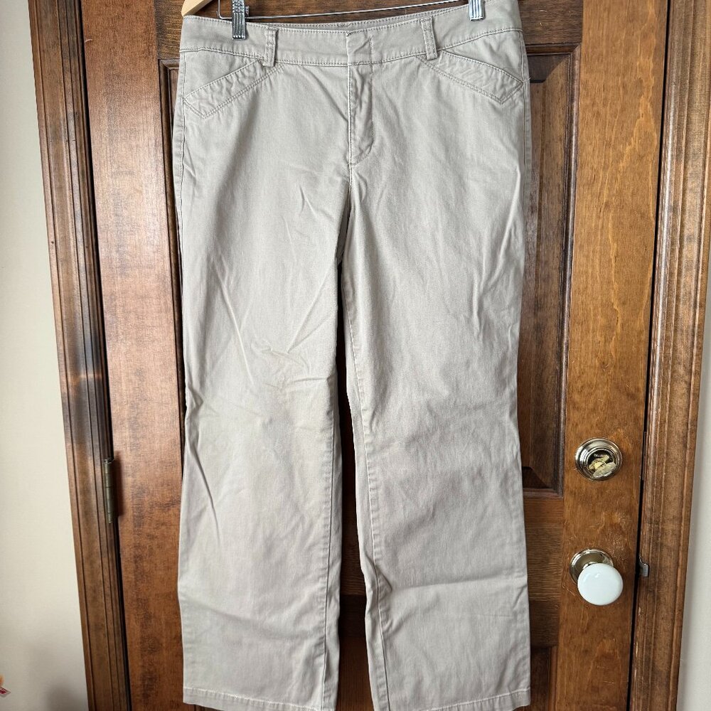 Dockers Khaki Straight Leg Pants Size 12S
